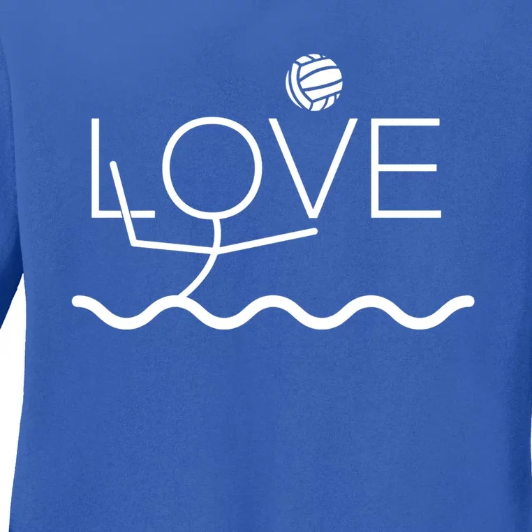 Water Polo Funny Gift Love Pool Sport Gift Ladies Long Sleeve Shirt