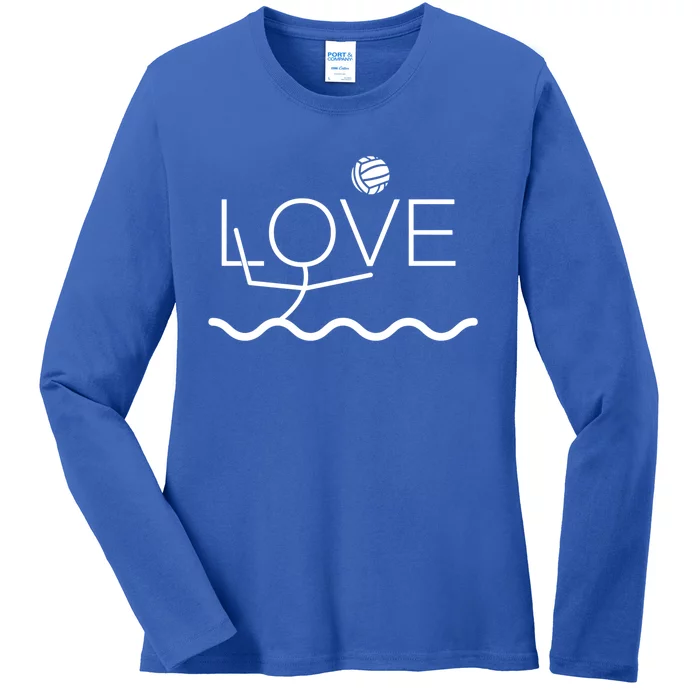 Water Polo Funny Gift Love Pool Sport Gift Ladies Long Sleeve Shirt