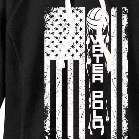 Water Polo Great Gift Cute Team Aquatic Sport Hood Usa Gift Women's Fleece Hoodie