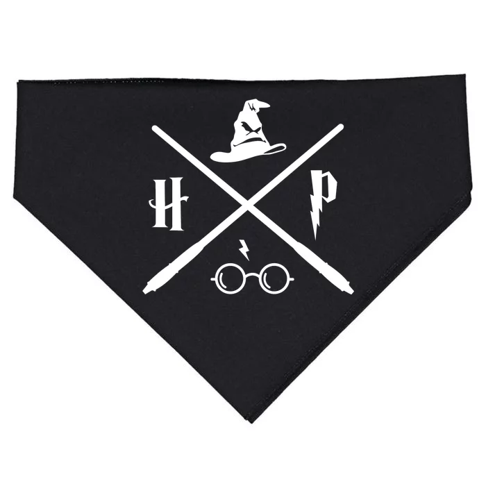 Wizard Potter Glasses Move Symbol USA-Made Doggie Bandana