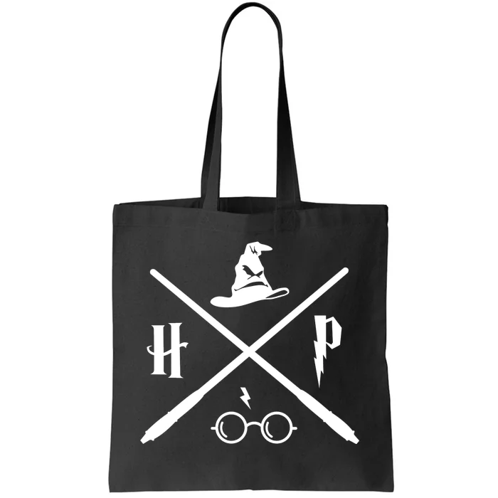 Wizard Potter Glasses Move Symbol Tote Bag