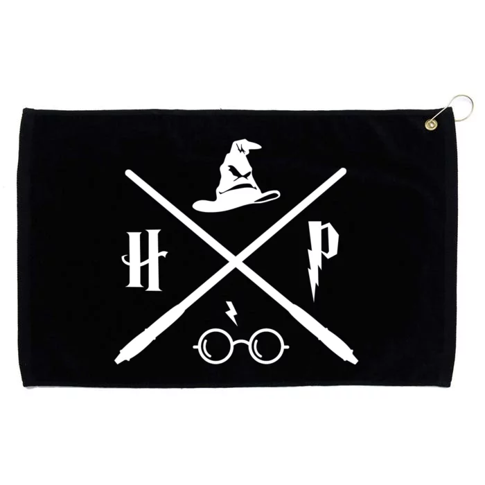 Wizard Potter Glasses Move Symbol Grommeted Golf Towel