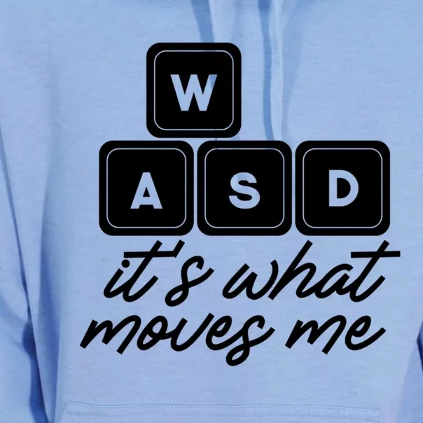 Wasd Pc Gamer Funny Gift Video Gaming ItS What Moves Me Gift Unisex Surf Hoodie