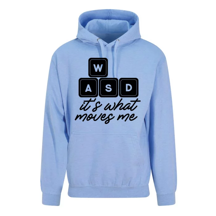 Wasd Pc Gamer Funny Gift Video Gaming ItS What Moves Me Gift Unisex Surf Hoodie