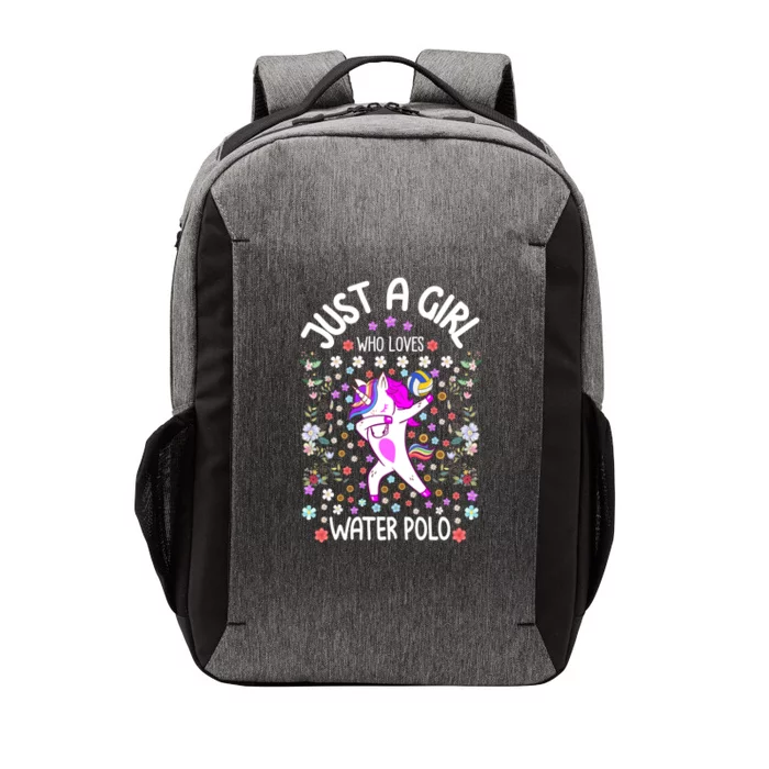 Water Polo Gift Just A Who Loves Water Polo Cool Gift Vector Backpack