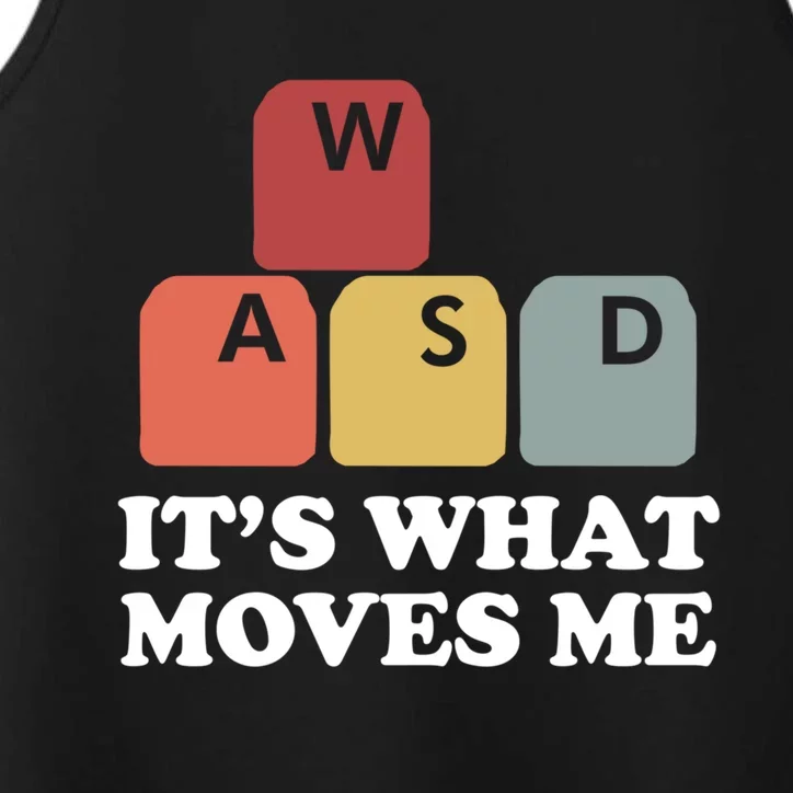 Wasd Pc Gamer Video Gaming Its What Moves Me Great Gift Performance Tank