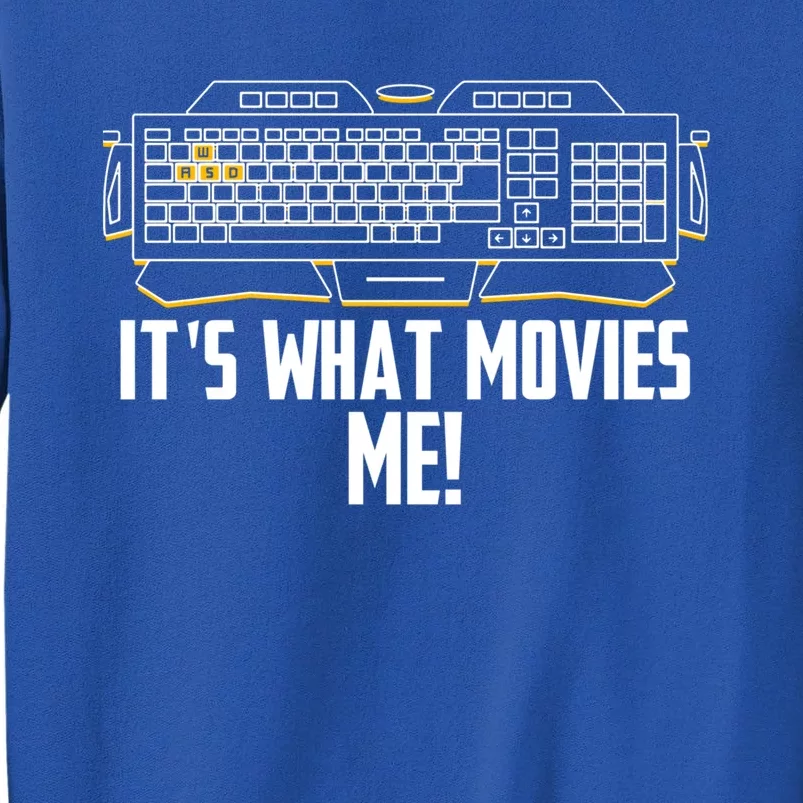 Wasd Pc Gamer Keyboard Funny Its What Moves Me Gaming Great Gift Tall Sweatshirt