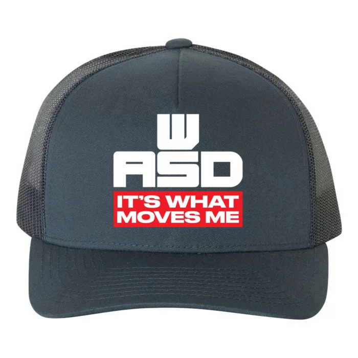 Wasd // Pc Gaming // Its What Moves Me Gamer Designed Gift Yupoong Adult 5-Panel Trucker Hat