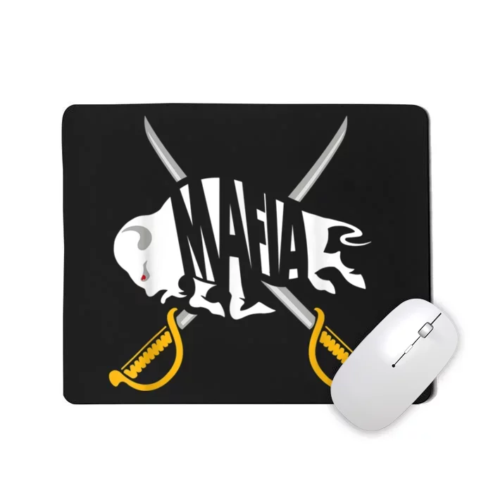 W+N+Y Pride - Gray White Yellow Buffalo Shirt Mousepad