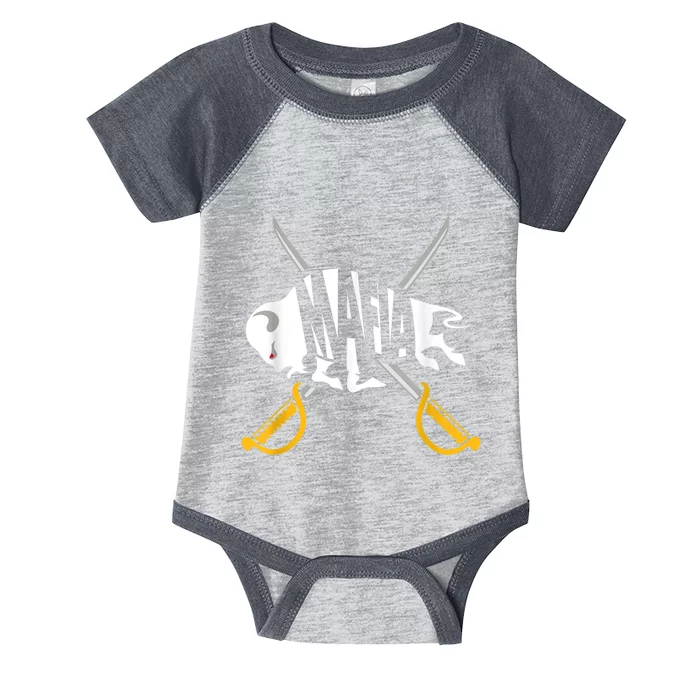 W+N+Y Pride - Gray White Yellow Buffalo Shirt Infant Baby Jersey Bodysuit