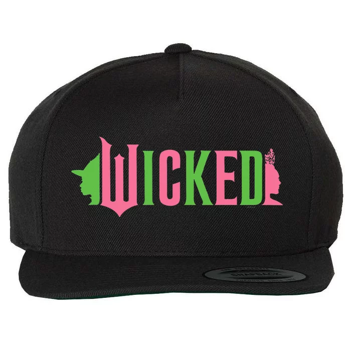 Wicked P.I.N.K & Green Wool Snapback Cap