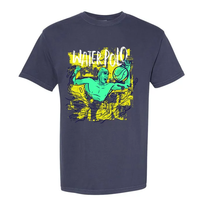 Water Polo Grunge Garment-Dyed Heavyweight T-Shirt