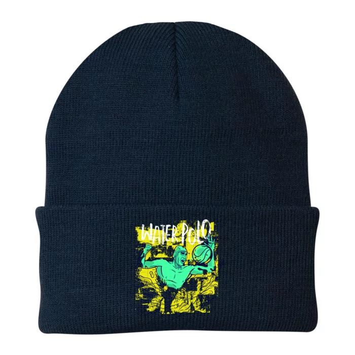 Water Polo Grunge Knit Cap Winter Beanie