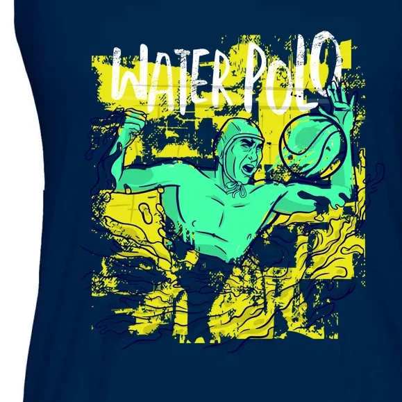 Water Polo Grunge Ladies Essential Flowy Tank