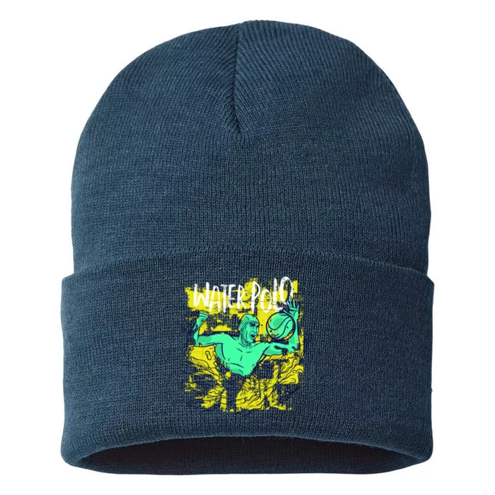 Water Polo Grunge Sustainable Knit Beanie