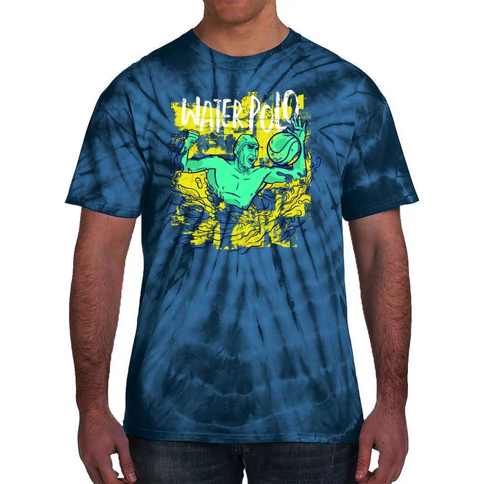 Water Polo Grunge Tie-Dye T-Shirt