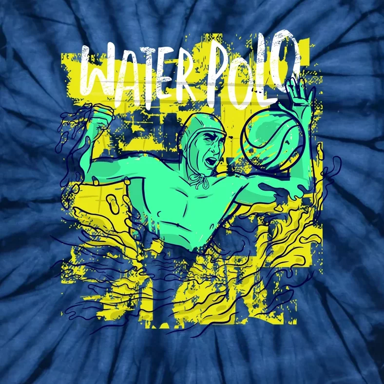 Water Polo Grunge Tie-Dye T-Shirt