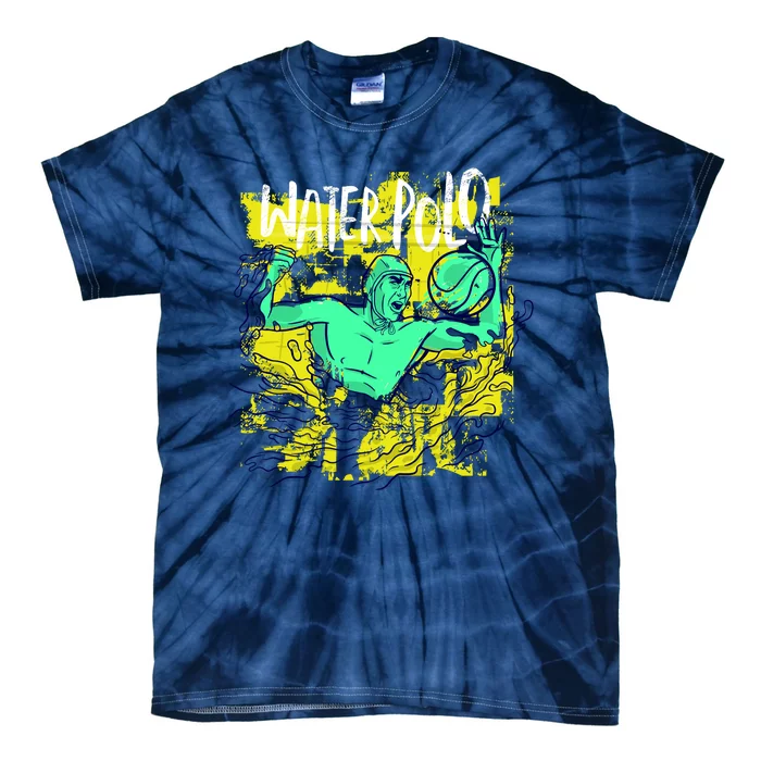 Water Polo Grunge Tie-Dye T-Shirt