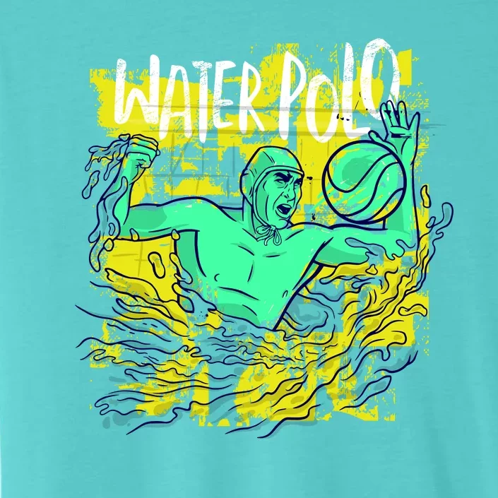 Water Polo Grunge ChromaSoft Performance T-Shirt