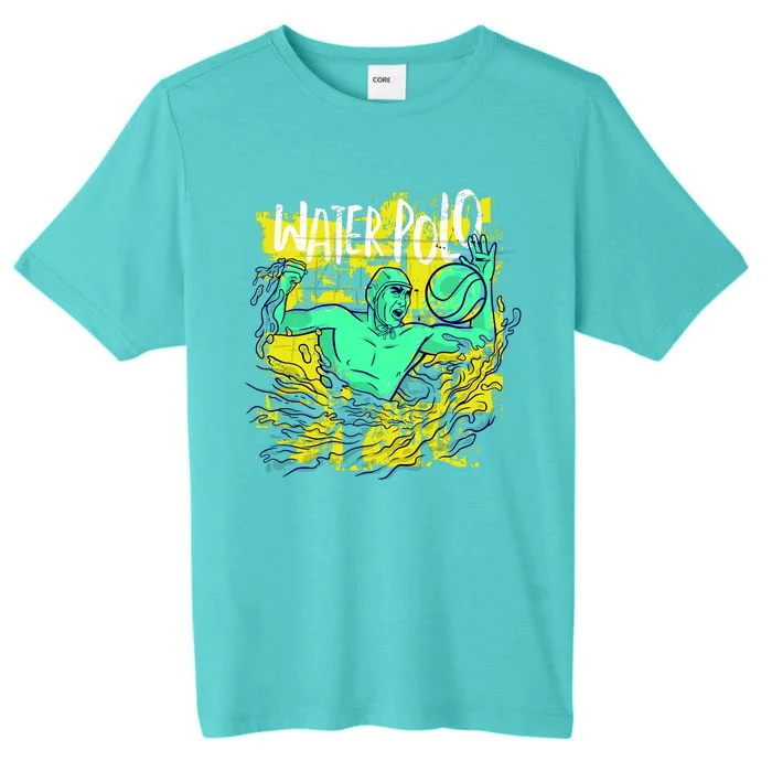 Water Polo Grunge ChromaSoft Performance T-Shirt