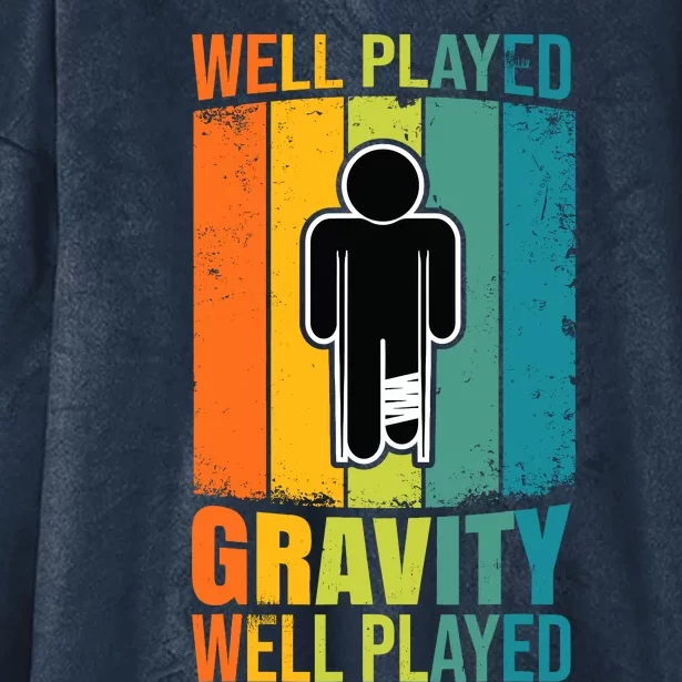 Well Played Gravity Recovery Hooded Wearable Blanket