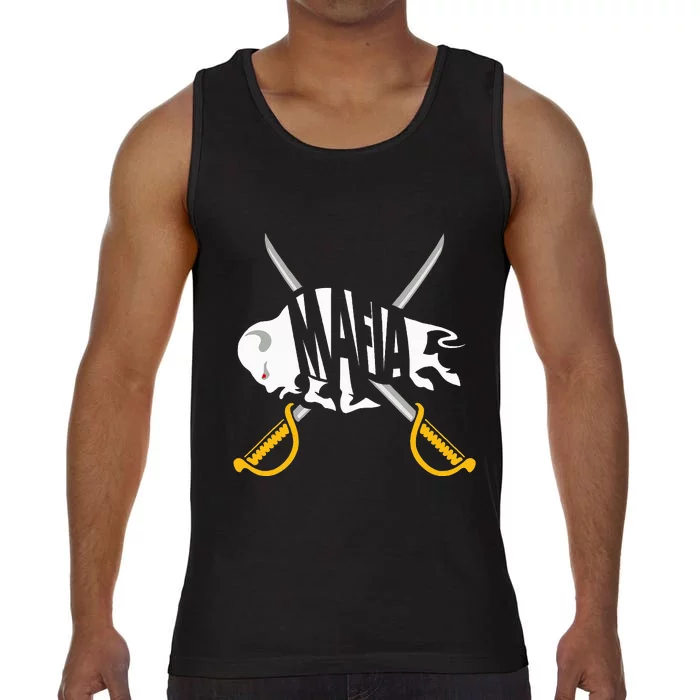 WNY Pride Gray White Yellow Buffalo Comfort Colors® Tank Top