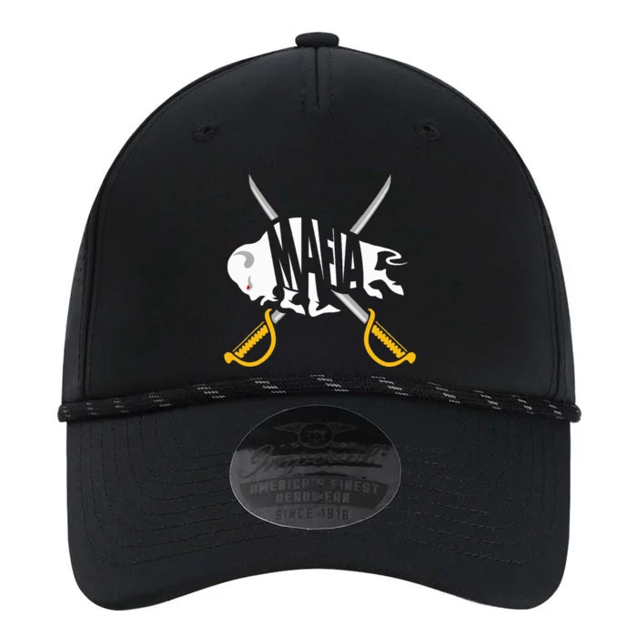 WNY Pride Gray White Yellow Buffalo Performance The Dyno Cap