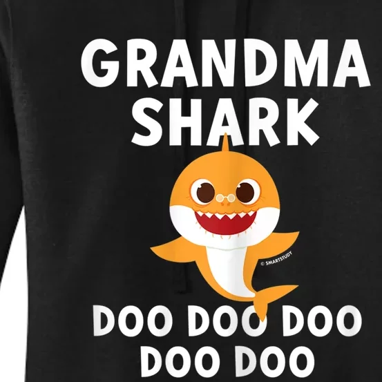 Wo Pinkfong Grandma Shark Official Women's Pullover Hoodie