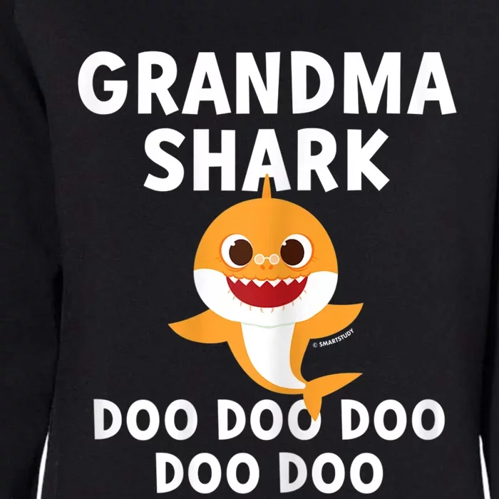 Wo Pinkfong Grandma Shark Official Womens California Wash Sweatshirt