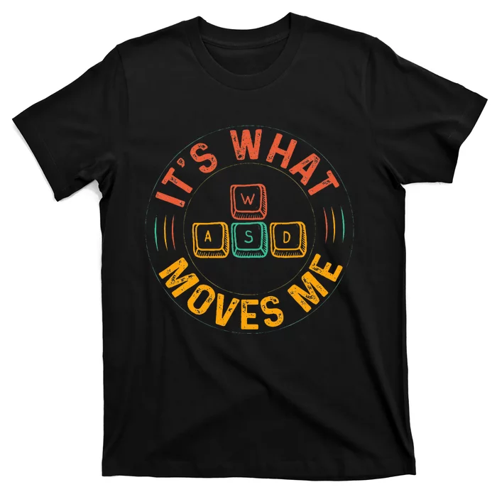 WASD PC Gamer Gifts Video Gaming Vintage Gift T-Shirt