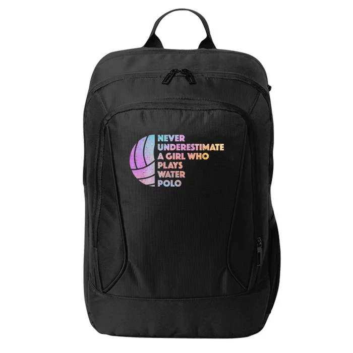 Water Polo Girl Athlete - H2O Water Polo City Backpack