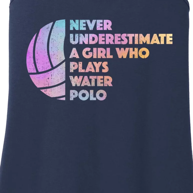 Water Polo Girl Athlete - H2O Water Polo Ladies Essential Tank