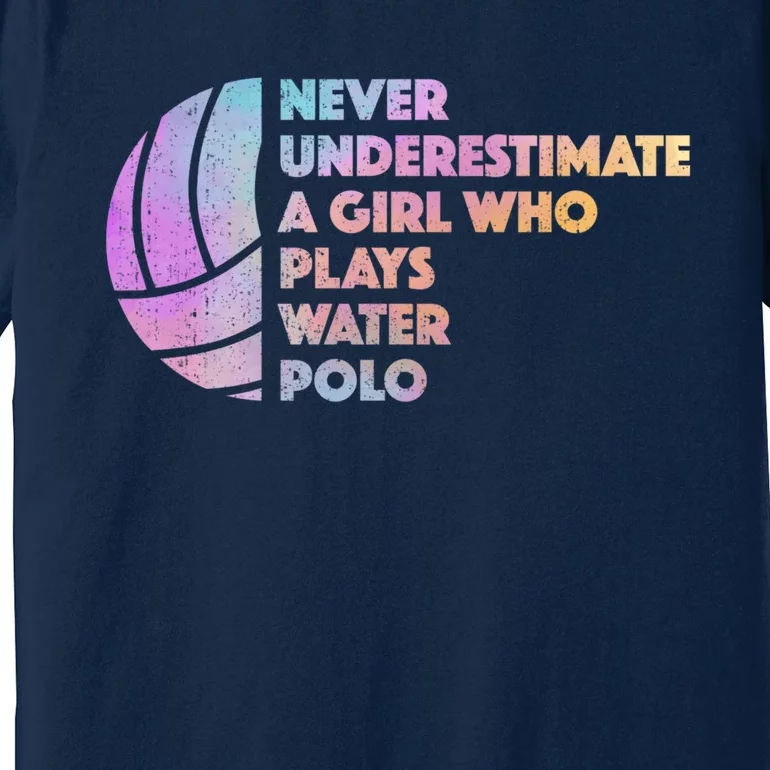 Water Polo Girl Athlete - H2O Water Polo Premium T-Shirt