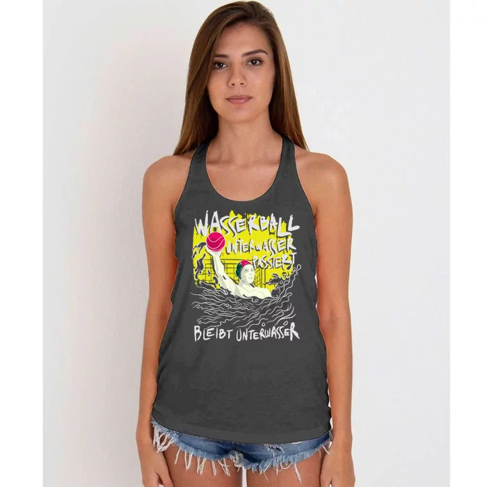 Water Polo German Women's Knotted Racerback Tank