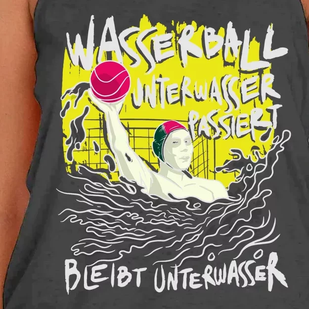 Water Polo German Women's Knotted Racerback Tank