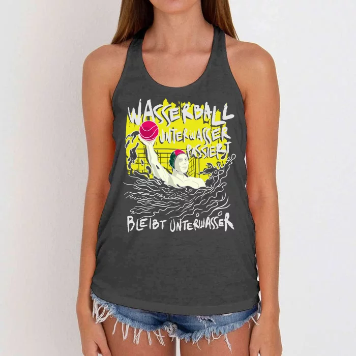 Water Polo German Women's Knotted Racerback Tank