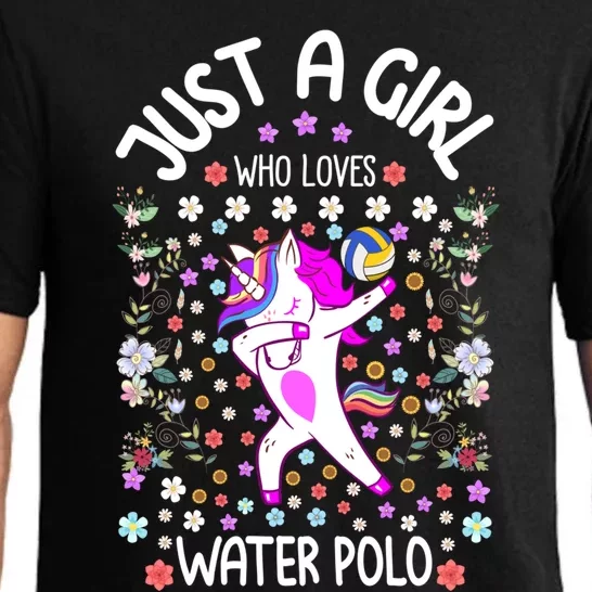 Water Polo Gift Just A Who Loves Water Polo Gift Pajama Set