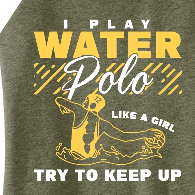 Water Polo Girl Waterpolo Sport Wo Water Polo Women’s Perfect Tri Rocker Tank