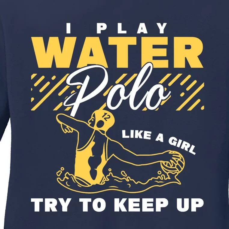 Water Polo Girl Waterpolo Sport Wo Water Polo Ladies Long Sleeve Shirt