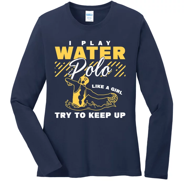 Water Polo Girl Waterpolo Sport Wo Water Polo Ladies Long Sleeve Shirt