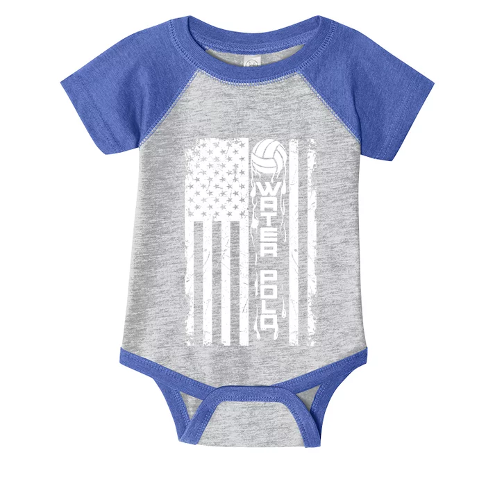 Water Polo Gift Cute Team Aquatic Sport Hood Usa Gift Infant Baby Jersey Bodysuit