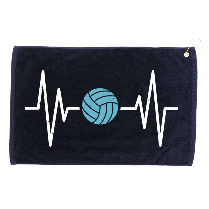 Water Polo Heartbeat Waterpolo Love Water Polo Cute Gift Grommeted Golf Towel