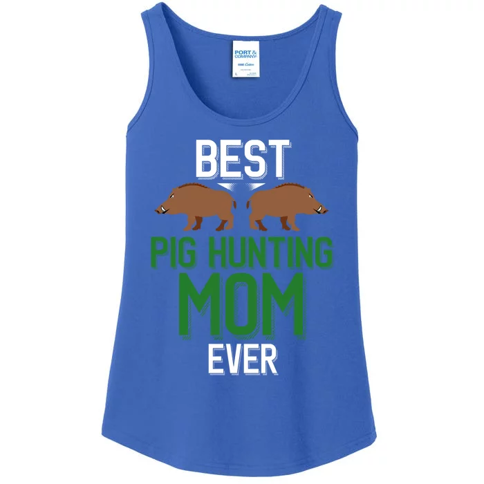 Wild Pig Hunter Mom Best Pig Hunting Mom Ever Gift Ladies Essential Tank