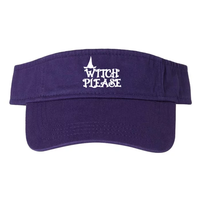 Witch Please Halloween Funny Valucap Bio-Washed Visor