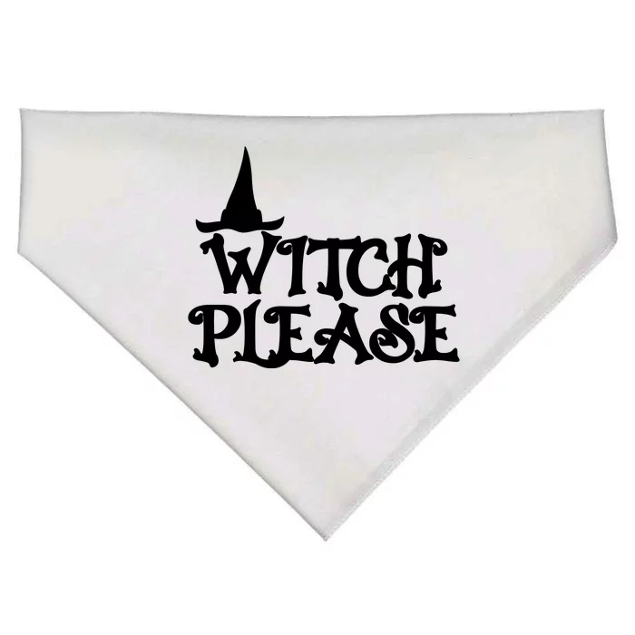 Witch Please Halloween Funny USA-Made Doggie Bandana