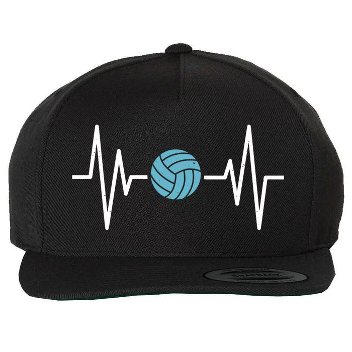 Water Polo Heartbeat Waterpolo Love Water Polo Gift Wool Snapback Cap