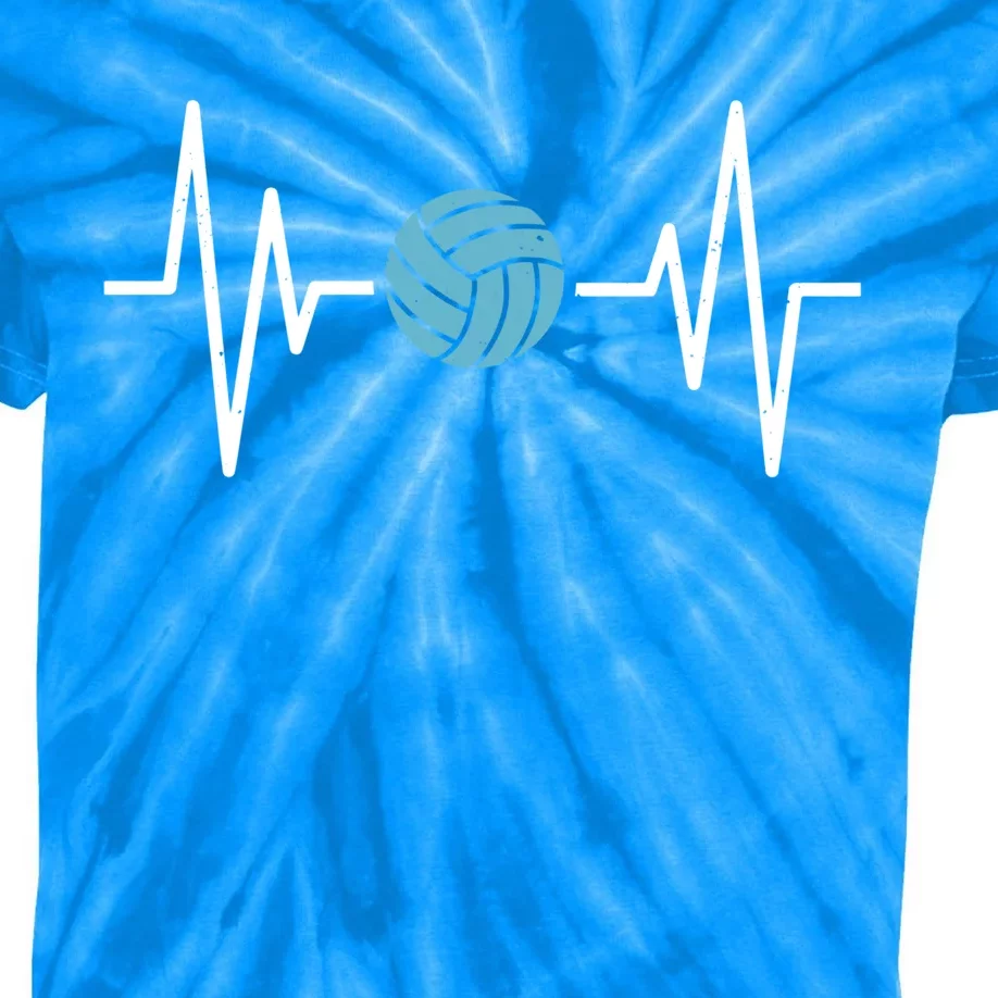 Water Polo Heartbeat Waterpolo Love Water Polo Gift Kids Tie-Dye T-Shirt