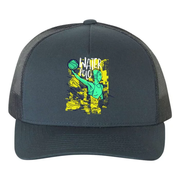 Water Polo In Action Yupoong Adult 5-Panel Trucker Hat