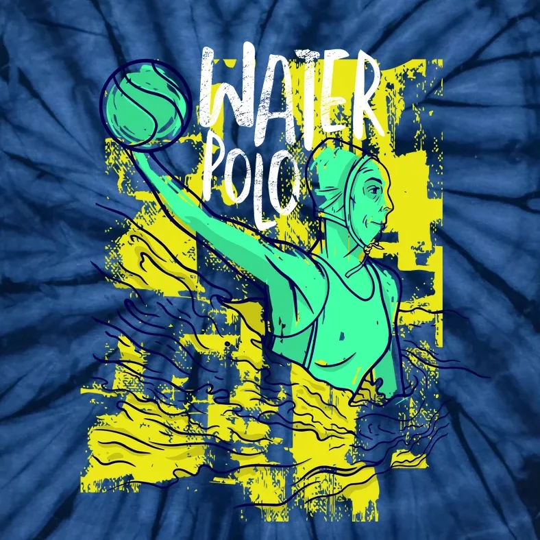 Water Polo In Action Tie-Dye T-Shirt