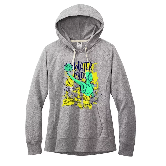 Water Polo In Action Women's Fleece Hoodie